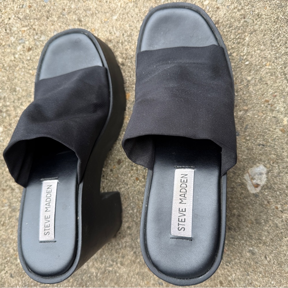 Steve Madden Sami Slip-On Platform Sandals
